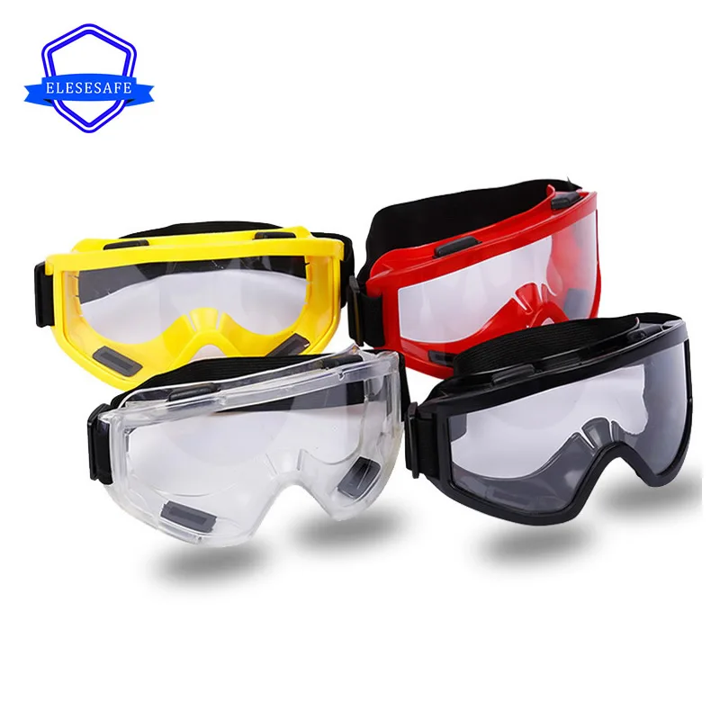 

Resistant Block Virus Safety Glasses Transparent Safety Goggles Wind Proof Impact For DIY Game Carpenter Repair Eyes Protection