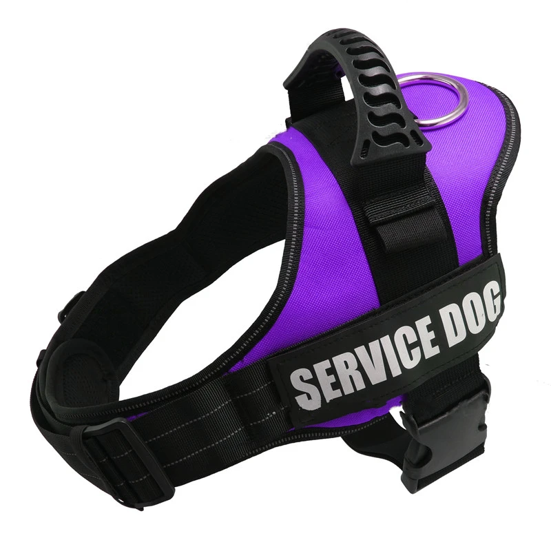 Personalized Dog Sling Harness, Reflective Breathable, Adjustable Pet Harness for Medium and Large Dog Vest with Custom Patch