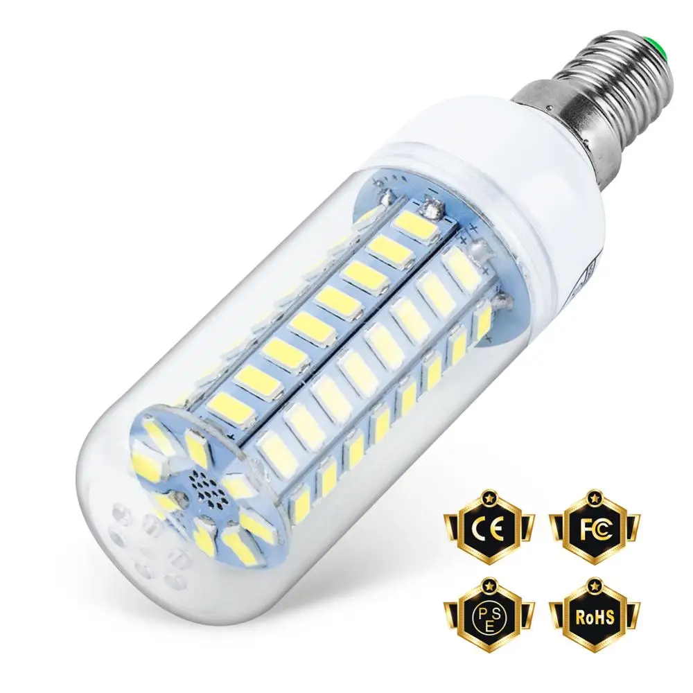 10個E27トウモロコシ電球led電球E14キャンドルライトGU10 ledランプ220v B22ランパーダG9 24 36 48 56 69 72ledシャンデリア照明5730