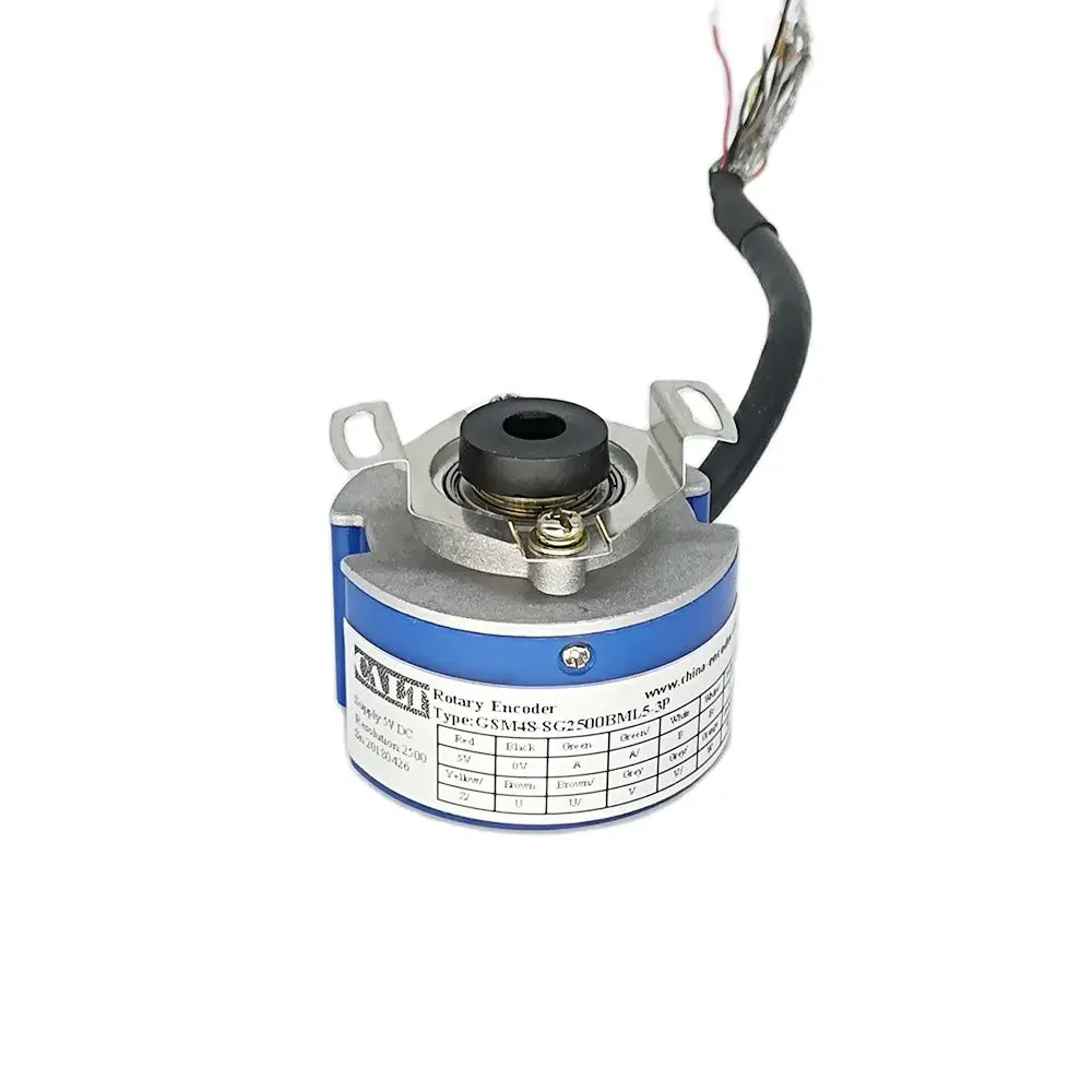 CALT Servo Motor UVW Rotary Encoder GSM48-09G2500BML5 2500 PPR 5V Line Driver Output 4 6 8 Poles Optional