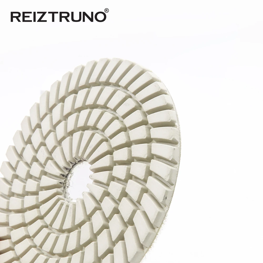 Reiztruno 3 "/4"/5 "แผ่นขัดเปียกสำหรับขัดหินอ่อนหินแกรนิต,ควอตซ์,resin Abrasive Disc บดล้อสำหรับเครื่องบด,ใช้เปียก
