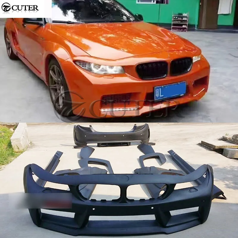 

F10 F18 5 Series Frp Wide Body Kit Front Bumper Rear Bumper Side Skirts Wheel Eyebrow for Bmw F10 F18 a Style 11-15