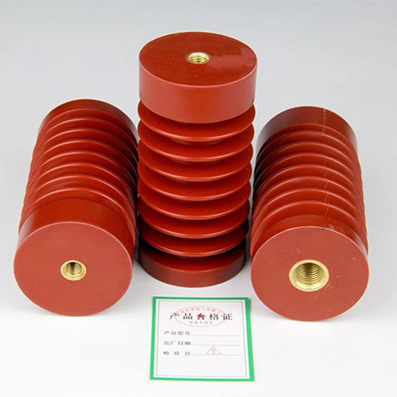 65*130mm 65*140mm Epoxy insulator 10-12KV High voltage Post insulator Cabinet Busbar insulator