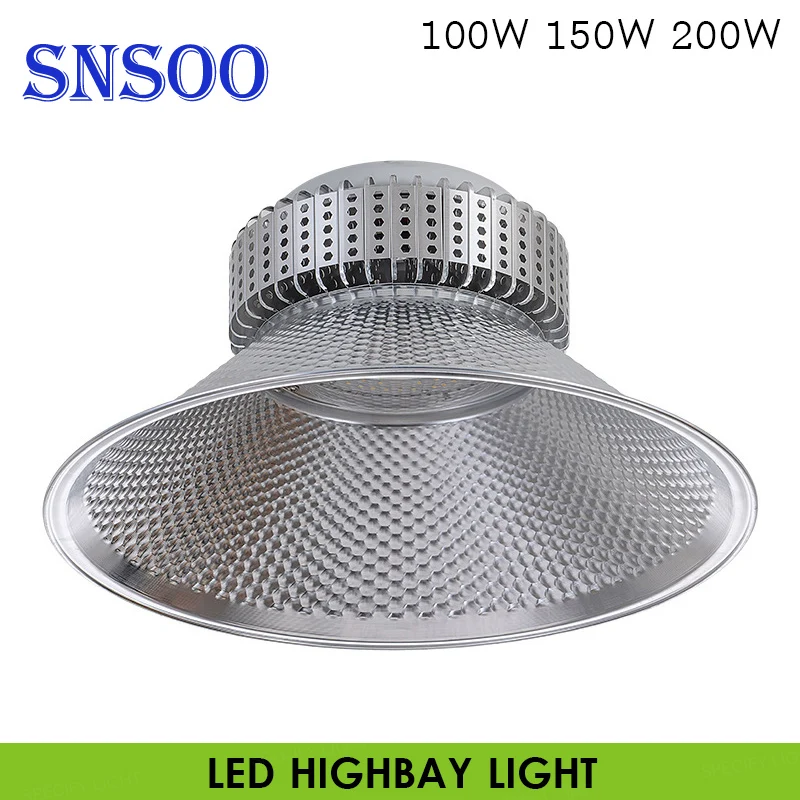 

2023 new design Led workshop light supermarket 100W 150W 200W Lighting Industrial Warehouse LED Highbay Lamp High Brightness