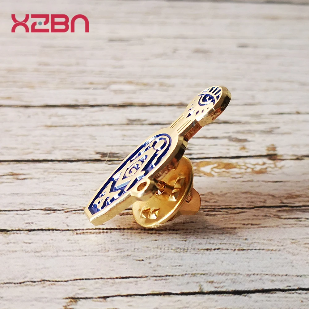 Masonic Lapel Pins Freemasonary Badge Mason Freemason 3D Miniature Trowel Zinc Alloy Material  Exquisite Souvenirs  Gifts