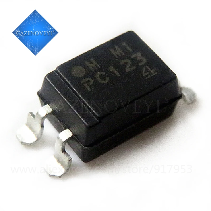 10pcs/Lot PC123 DIP-4 SOP-4 Photoelectric Coupling In Stock