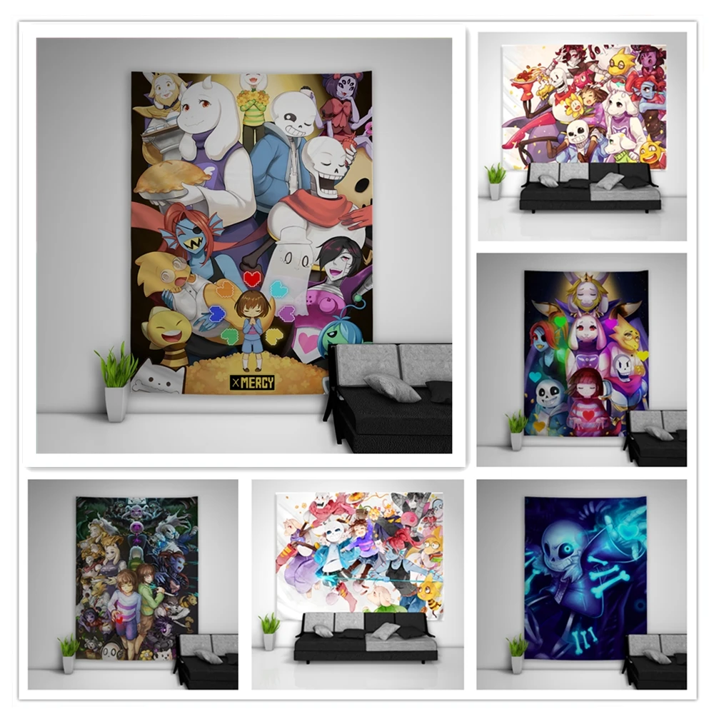 Undertale Sans Canvas Posters Decor Wall Pictures Wall Art Canvas Painting Prints Children Room Decoration Wall Decor No Frame