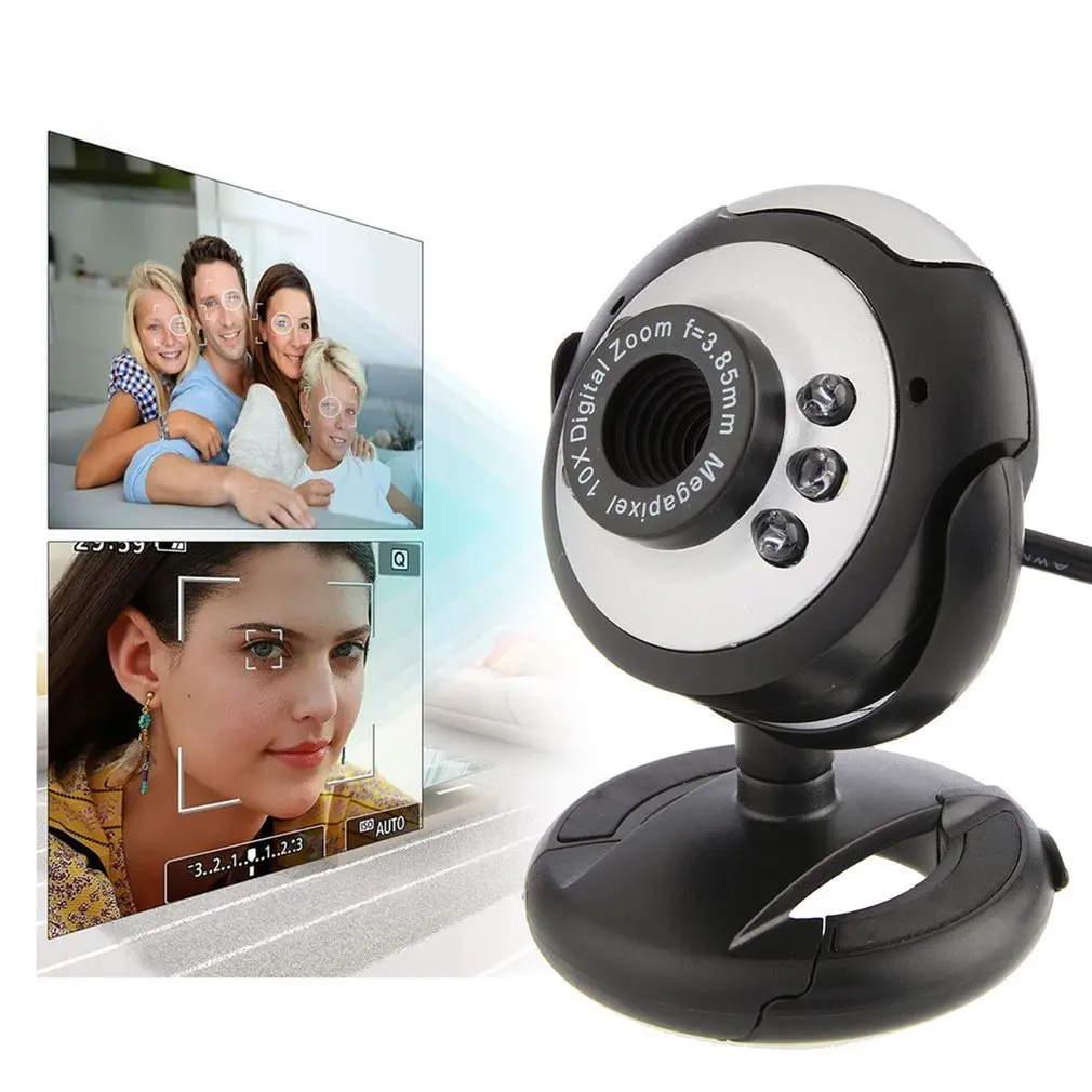 コンピューター用HDカメラ,USB付きWebカメラ,1080p usb2.0,マイククリップ,ラップトップ,360度