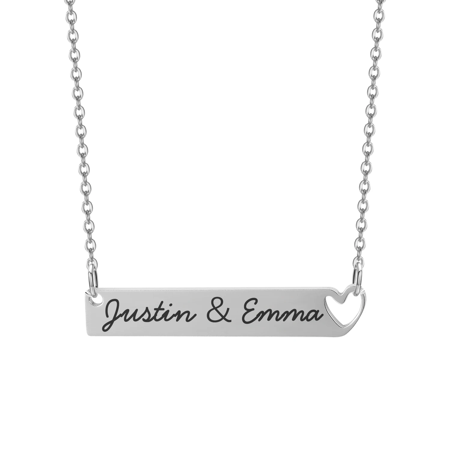 Fashion Personalized Necklaces 925 Sterling Silver Infinity Pendant Custom Name Eternity Love Jewelry Wedding Gift for Women