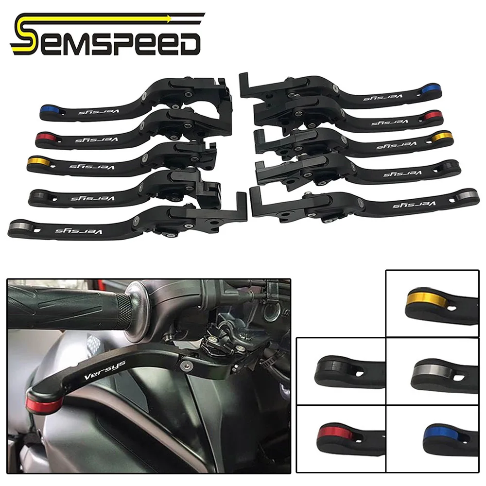 

SEMSPEED для Kawasaki VERSYS (650cc) 2006-2008 Мотоцикл с ЧПУ Новые складные сцепные рычаги ручки бар концы аксессуары