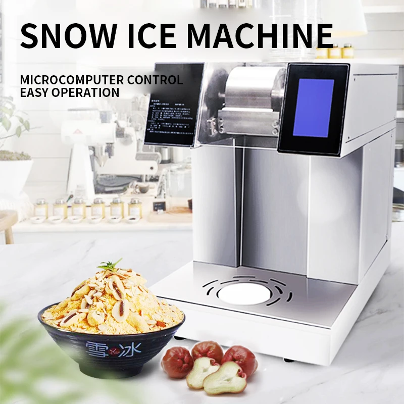 LJX120 Snow Ice Machine South Korea Snow Ice Machine Imported Milk Snow Machine Expanded Ice Snow Making Machine Ice Machine