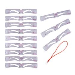 8/12 Pcs Reusable Eye Brow Drawing Guide Eyebrow Stencil Set Styling Shaping Grooming Template Card Kit Eyebrow Shaper Makeup