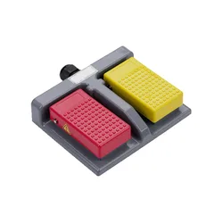Electric Two-Foot Treadle Metal Pedal Control Switch, Durable, High Precision, Industrial-Grade, Anti-Slip, Safety, SYF-805,2024