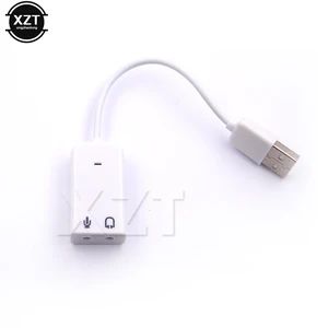 USB Virtual Sound Tấm 7.1 3D Bộ điều hợp âm thanh USB bên ngoài cho Jack 3,5mm Micro Micrô Micro 8 Tấm âm thanh bán hàng chính 7.1 USB - №6