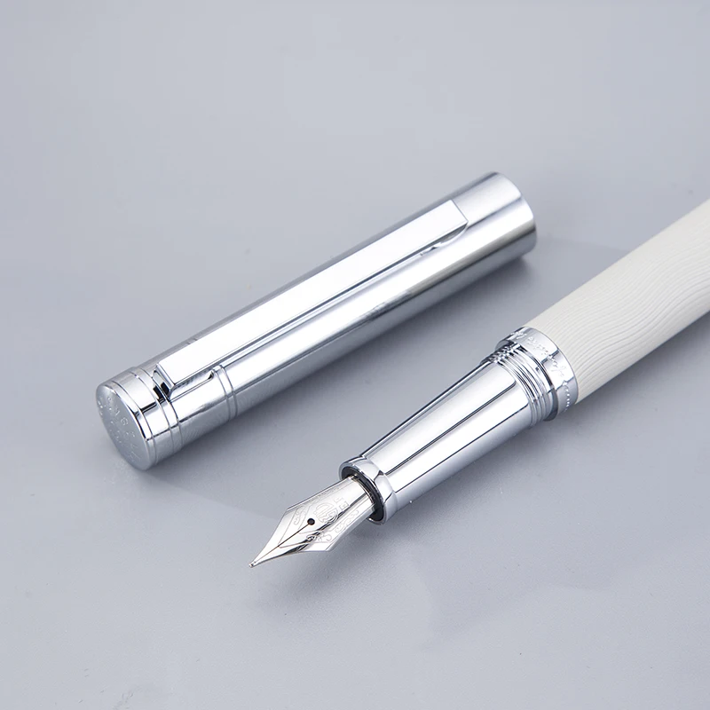 HongDian 1843 Metall Brunnen Stift Voyager Serie Schöne Wellen Iridium EF/F Größe Tinte Stift Büro Business Schreiben Geschenk tinte Stift – Detail 10