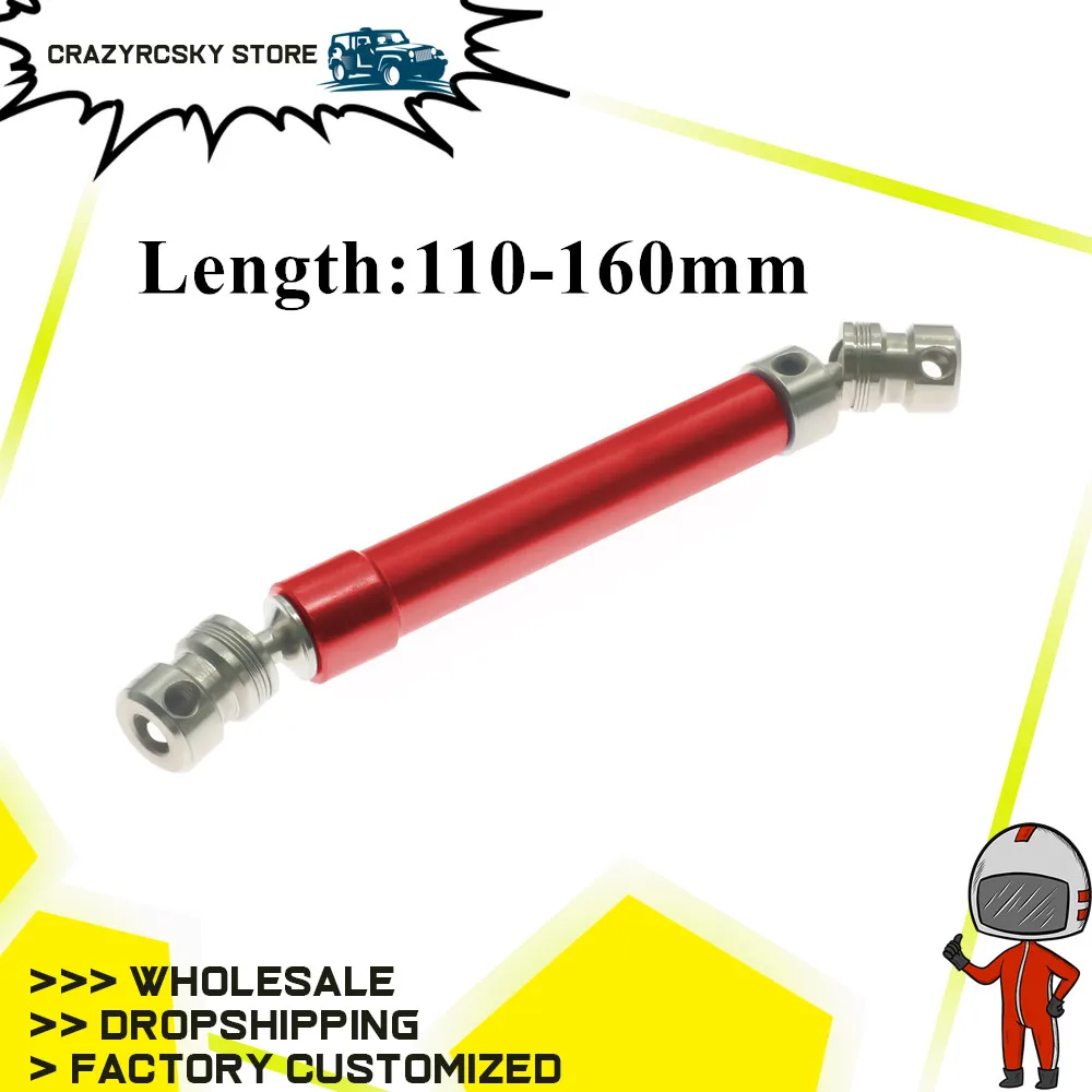 1 pz acciaio posteriore centrale Cvd albero posteriore mezza tazza in acciaio per Rc Hobby modello Car1/10 Vrx Octane cima ksaurftx fuorilineo parte