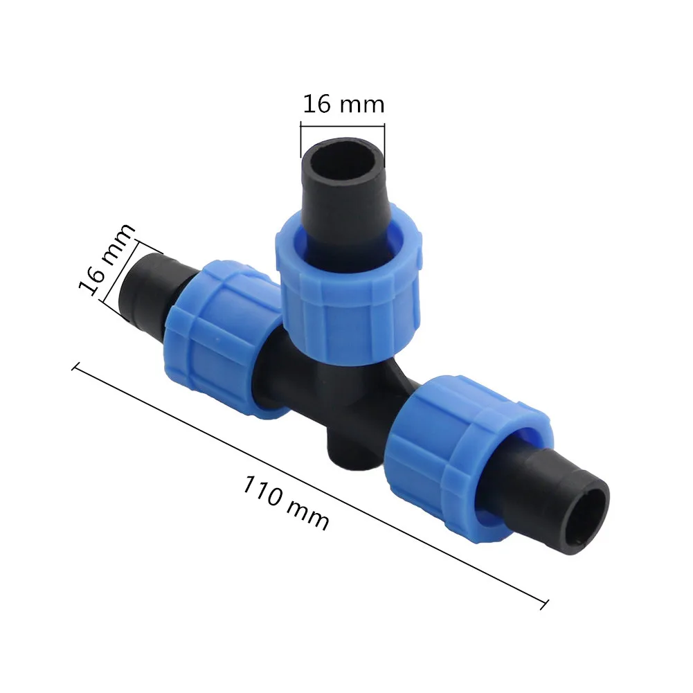 16mm Drip Tape Locked Connectors 1/2