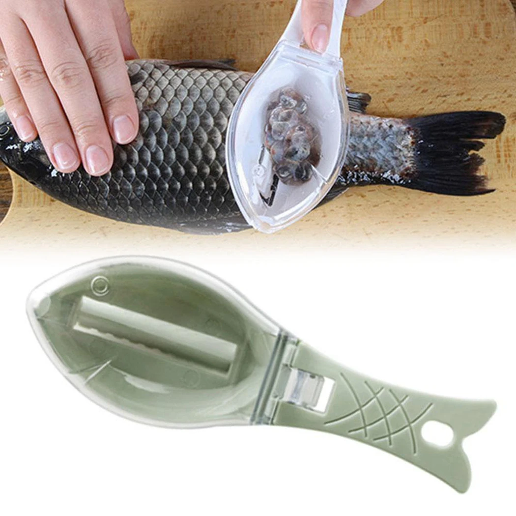 

Fish Skin Brush Scraping Fishing Scale Brush Graters Fast Remove Fish knife Cleaning Peeler Scaler Scraper mutfak malzemeleri