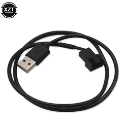 3pin 4pin Fan to USB Adapter Cables 3/4 Pin Computer PC Fan Power Cable Connector 5V 30cm 50CM Connect
