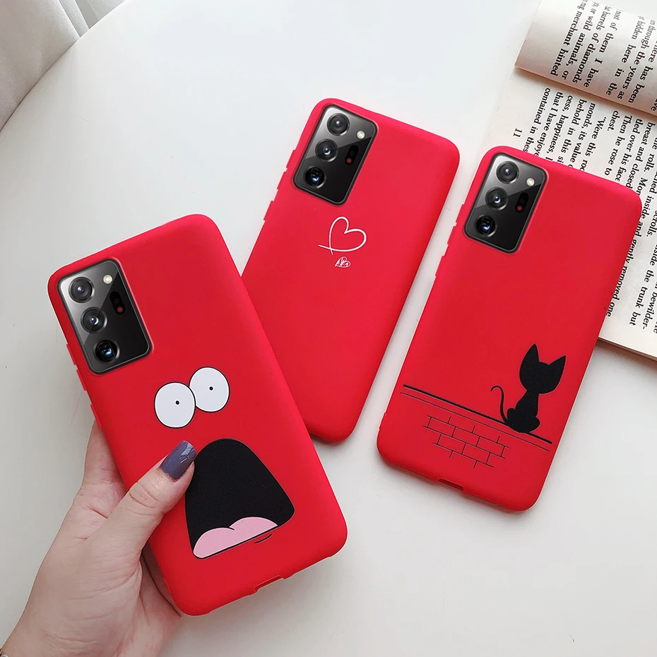Case on for Samsung Galaxy Note 20 20Ultra Samsung Note20 Ultra Case Cartoon Soft Cute Silicone Phone back Protector Cover Cases