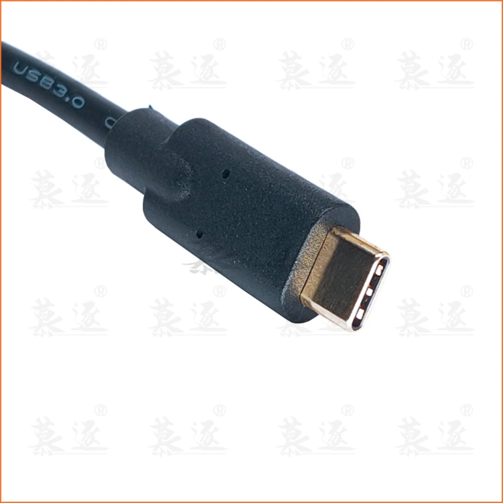 Gold-plated plug USB3.1 Type-C To USB 3.0 Type A 90 Degree Left & Right Angle Male To Male Adapter Cable 0.25m/25cm