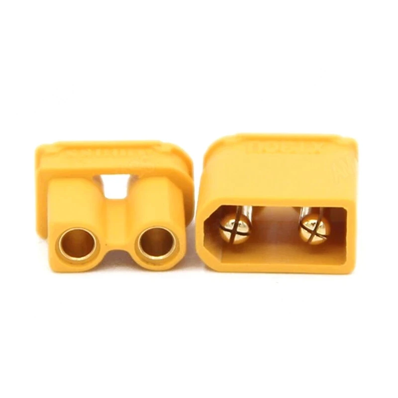 10pcs Amass XT30U 2mm Antiskid Plug Male Female Bullet Connector Plug the Upgrade XT30 For RC FPV Lipo Battery (5 Pair)