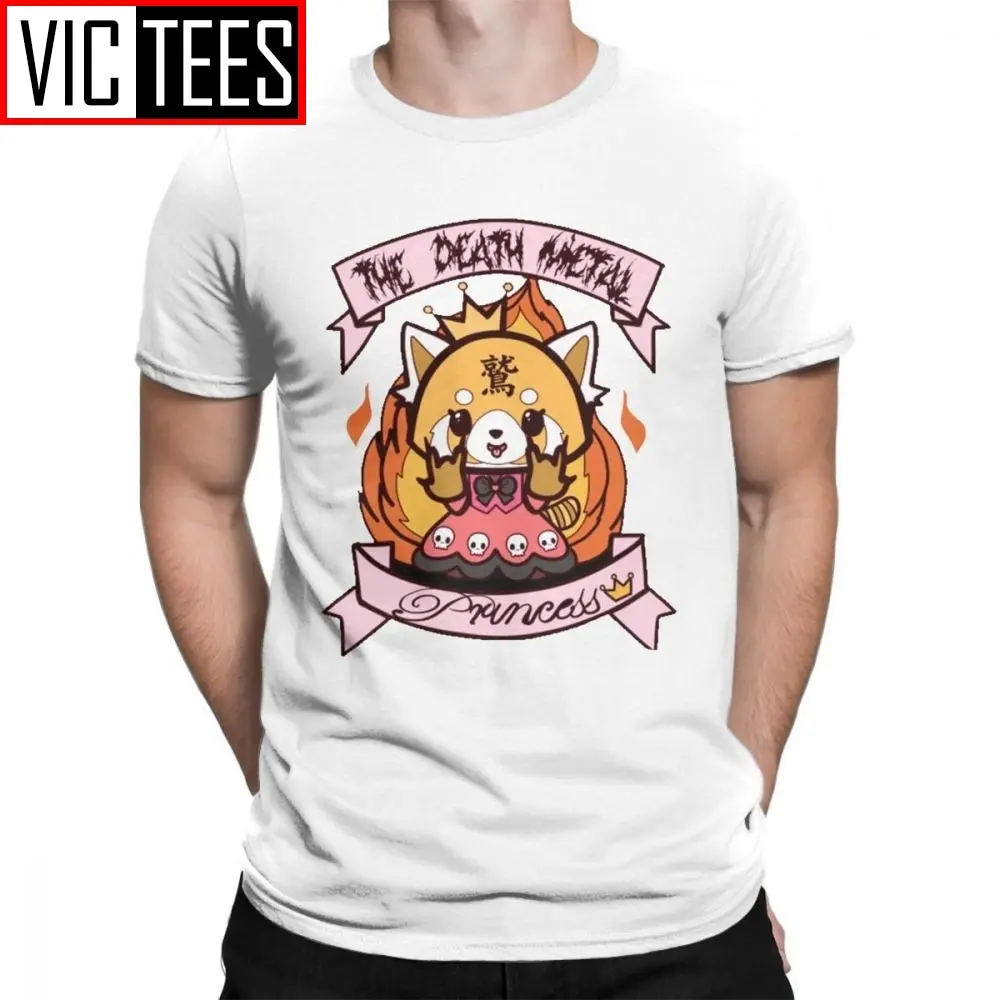 Aggressive Retsuko Cute Anime T-Shirts Crewneck Men T Shirts Popular Tees Fashion Male Men Cotton Cute