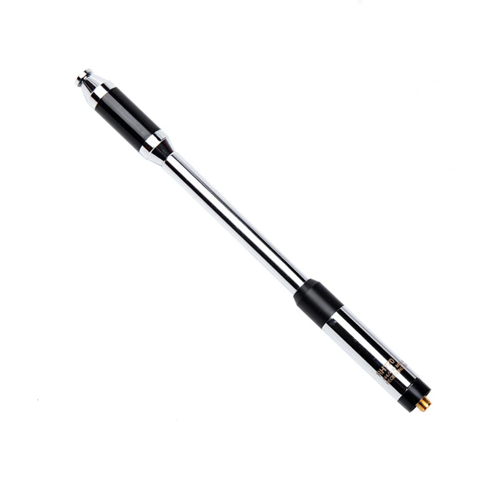 

2xHigh Gain Antenna RH770 Dual Band SMA-Female Telescopic Extensible Radio Antenna For Kenwood BAOFENG UV-5R UV-82 Walkie Talkie