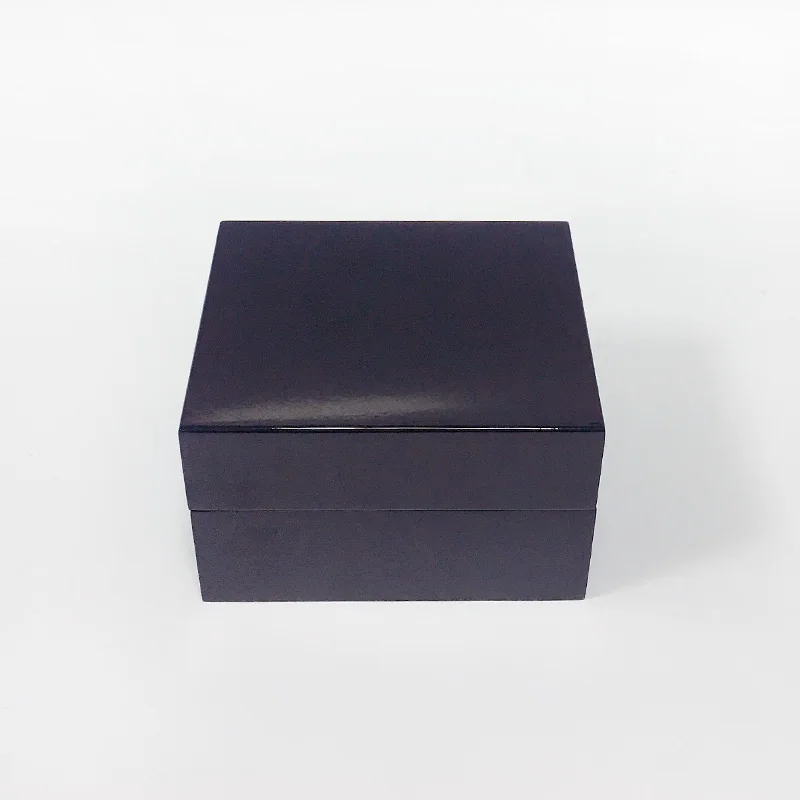 กล่องวิดีโอหน้าจอ LCD 4.3นิ้วทำเองวัสดุไม้สำหรับบรรจุภัณฑ์นาฬิกาเดี่ยว