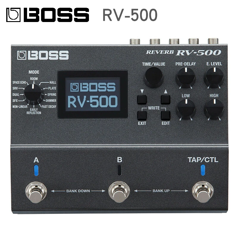 

BOSS RV-500 Reverb Effects Pedals Modulation reverb effector interstellar reverberation electric acoustic guitar bass pedal