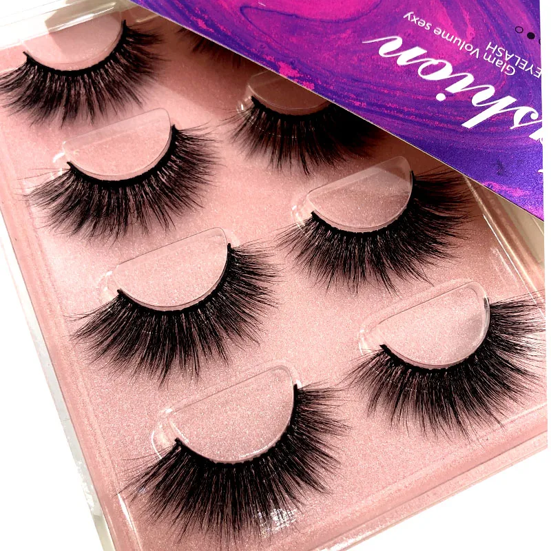 Neue 6 Paar 10–25 mm künstliche Wimpern, 100 % Nerzwimpern, Nerzwimpern, natürliche dramatische Volumenwimpernverlängerung, falsche Wimpern – Detail 23