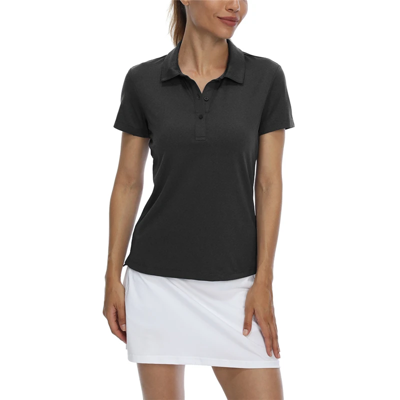 Women Golf Polo Shirts Quick Dry Short Sleeve Athletic Sport Shirts Tennis Tops UPF 50+ Running tshirt Fitness Gym Workout Shirt