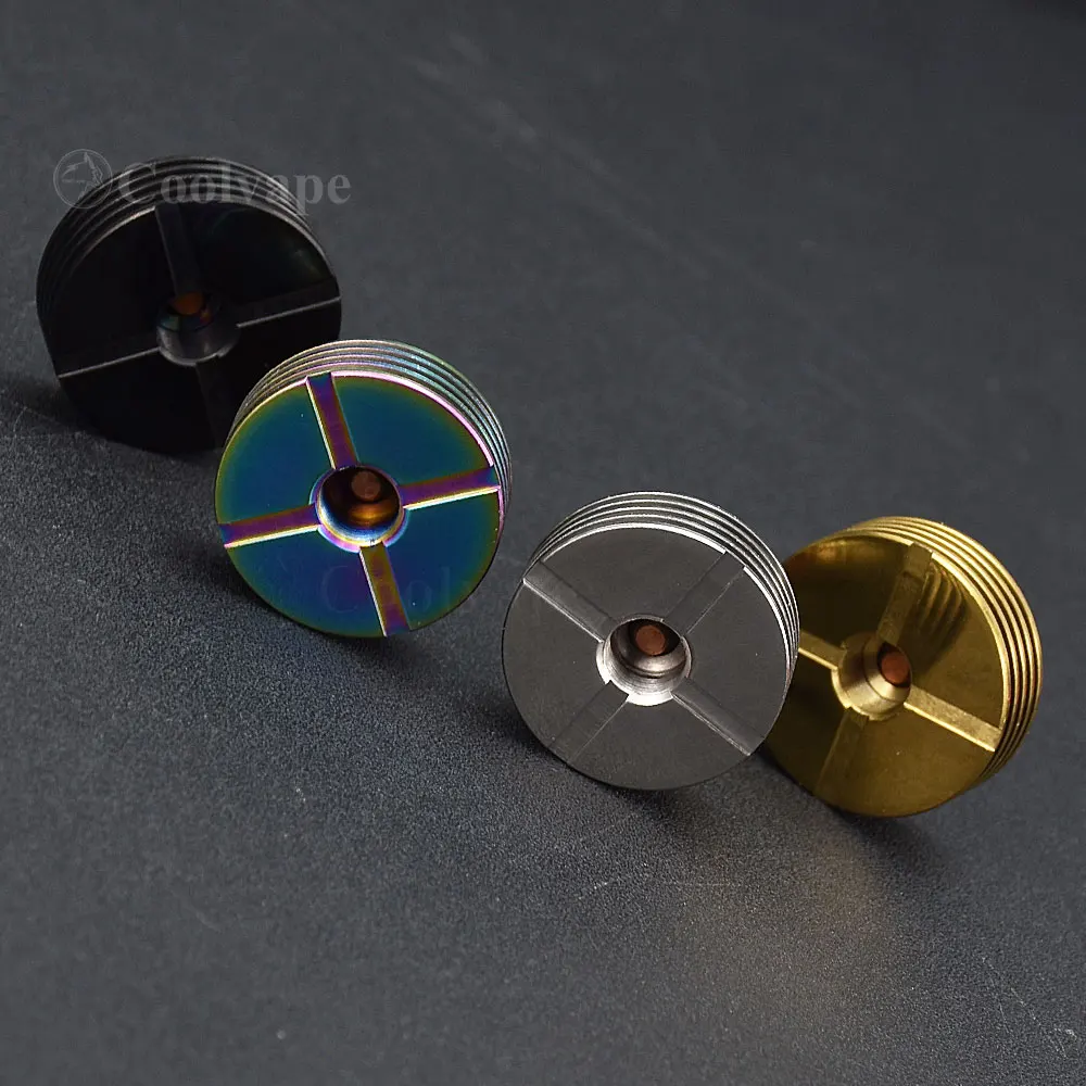 Metalen 510 Draad Adapter Koellichaam Metalen 22Mm/24Mm/25Mm E-Sigaret Accessoires Voor 510 Draad Rda Rta Rdta Vape Verstuiver