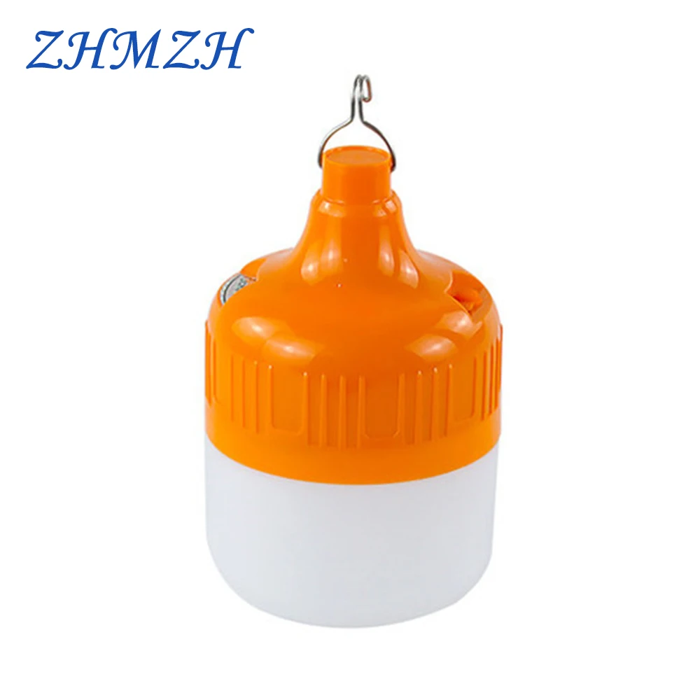 DC5V Portable Chargeble LED Bulbs Tent Emergency Light Bulbs 20W 40W 60W 80W Hiking LED Lamps Pothook Lantern Camping Lamp