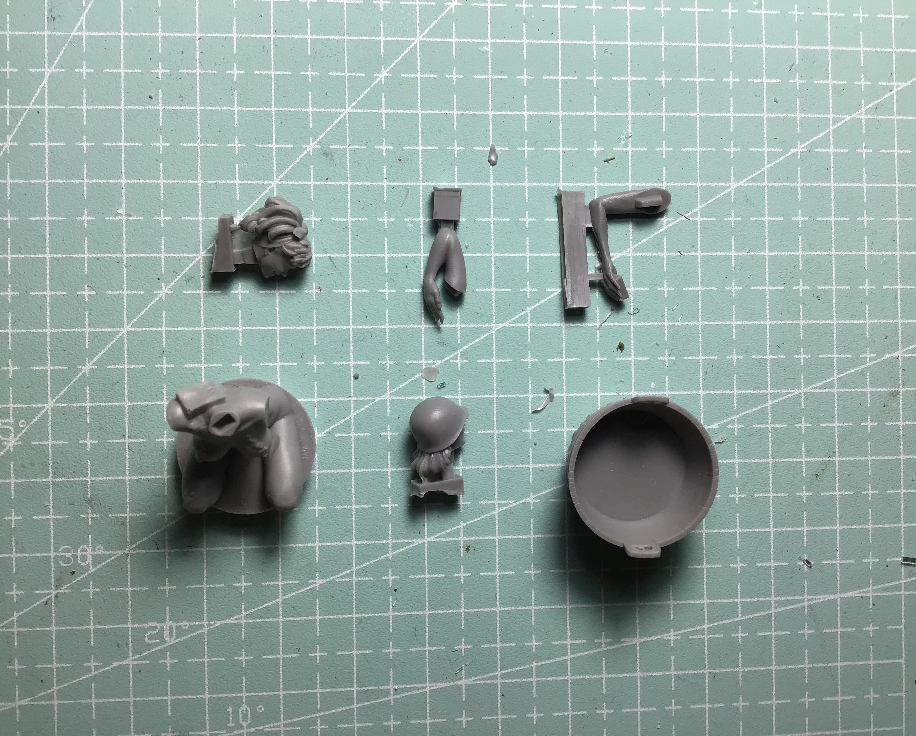 1/35 수지 모델 피규어 GK, 미조립 및 미도색 키트