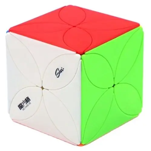 QiYi Mofangge Clover Magic Cube Puzzle Four-leaf Twisty Pattern Cubo Magico Learning Education Toys for Kids Competition Games