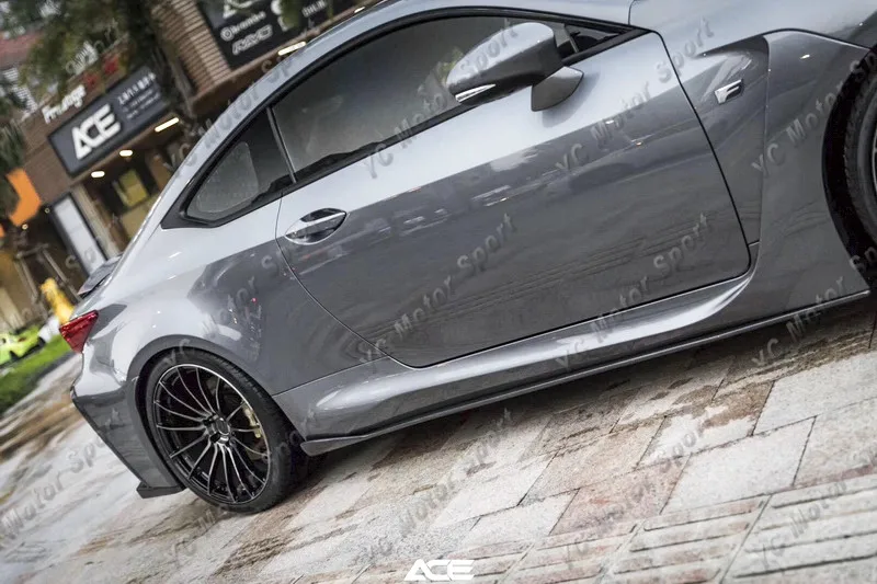 

Car Accessories Carbon Fiber Side Skirts Fit For 2014-2017 RC F Sport Side Skirt Underboad