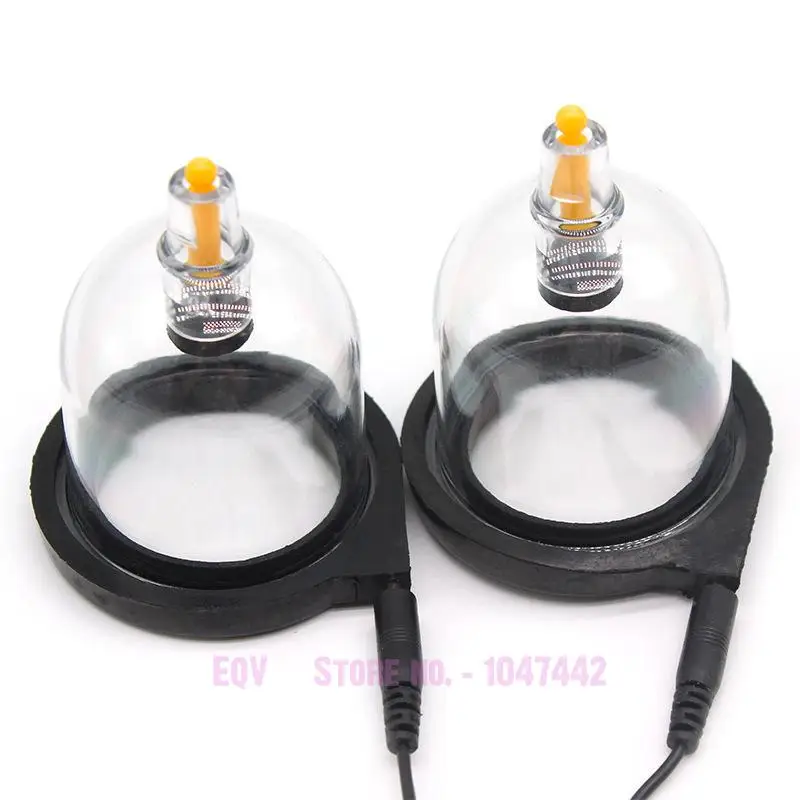 Double Cups Breast Enlargement Electro Sex Nipple Sucker, Vacuum Breast Pump Nipple Stimulator Sex Toys For Woman.