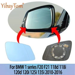 1pc Side View Rearview Blue Heated Left & Right Mirror Glass for BMW 1 Series F20 F21 118d 118i 120d 120i 125i 135i 2010-2016