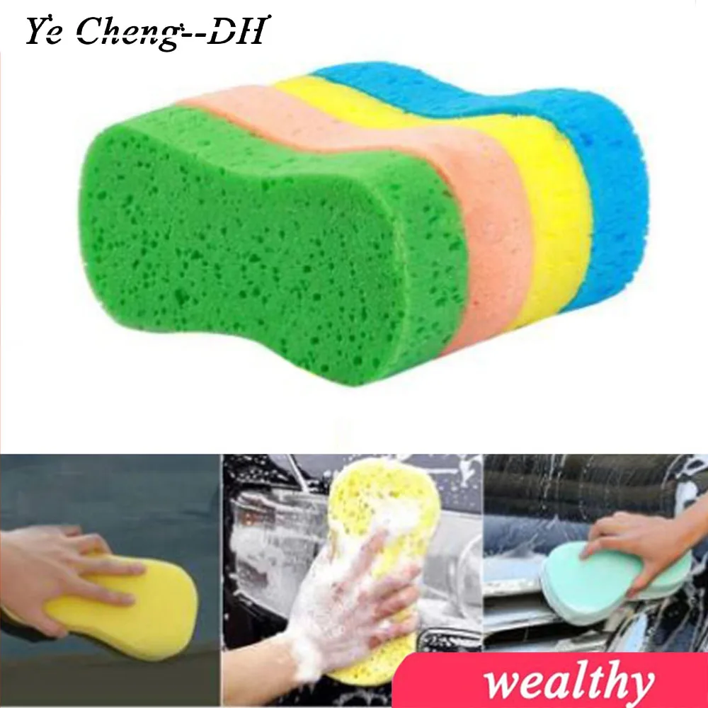 

Multifunction Large 8-character Vacuum Compressed Auto Paint Care Cleaning Tool Multipurpose Car Washing Sponge Car Accessories