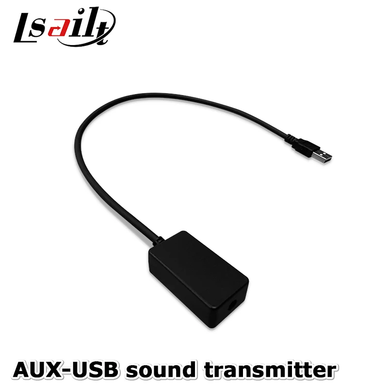 USB to 3.5mm AUX signal transfer connector with mp3 wma wav format etc