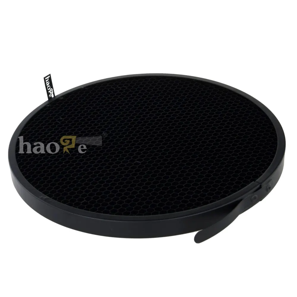 Haoge 40 graus de alumínio favo de mel grade para profoto zoom refletor 2 grade titular