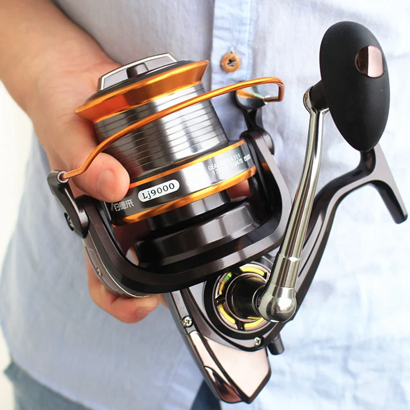 Far Throw Metal Fishing Reel, Lure Spinning Wheel, Fishing Wheel, Bevel Cup, Freshwater Reservoir, Lure, 3000-9000 Series