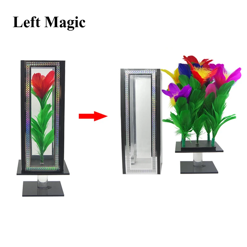 Flower Maker Tube Magic Tricks One Flower To Five For Crystal Tube  Clear Magic Appearing Clarity  Illusion Mentalism Funny