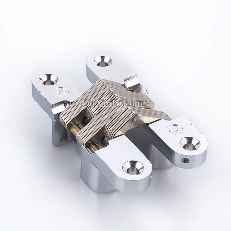 

Прочные 10 шт. невидимые скрытые крестообразные дверные петли из цинкового сплава, скрытые складные дверные петли, DIY проект, мебельные петли