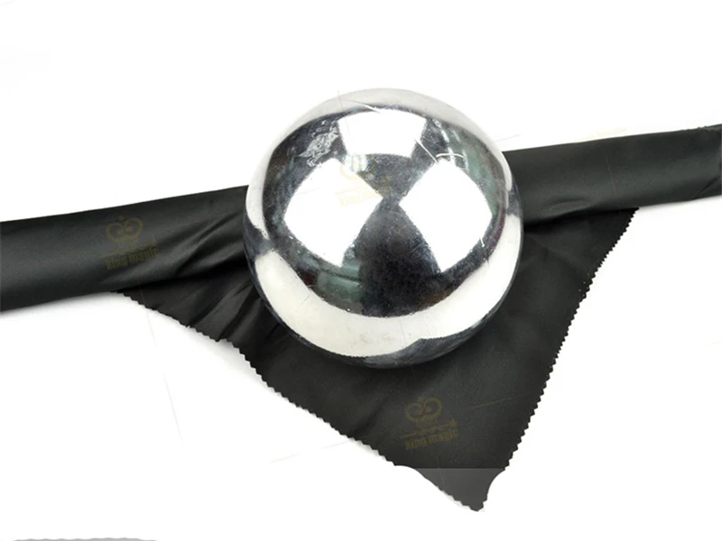 Zombie Ball With Foulard,Large Size (Dia.15cm,Gold/Silver Color Avaiable) Floating Magic Tricks Gimmick Stage Illusion Mentalism