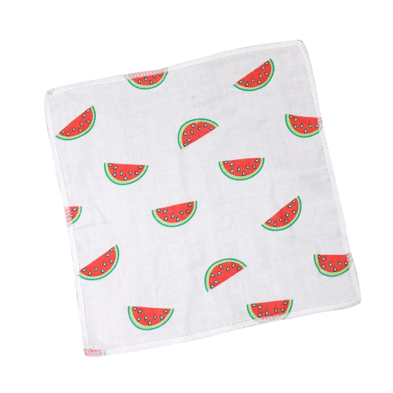 Baby Infant Towel Muslin Towel Handkerchiefs Two Layers Wipe Towel densely woven muslin cotton 25*25cm kids Towels