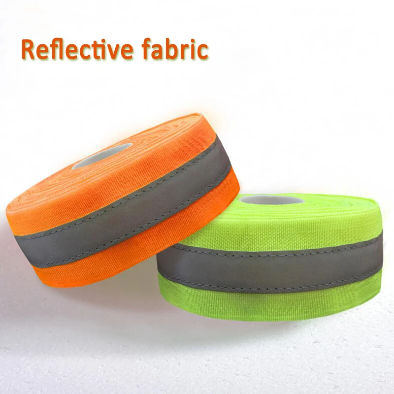 reflective oxford fabric sewing tape high visibility webbing ribbon para roupas e bolsas 01