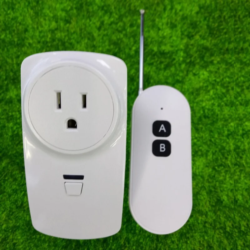 433MHZ 110V 220V  RF Wireless Remote Control Switch Socket   US  Electrical Outlet Switch 1000m Transmitter