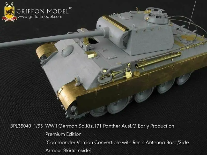 Griffon BPL35040 1/35 Panther Ausf.G Early  (Premium Edition) For Dragon